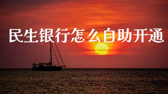 民生银行怎么自助开通_https://wap.sdxiaoxijinshu.com_金融_第1张