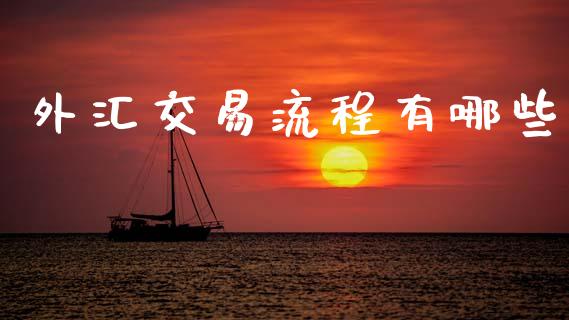 外汇交易流程有哪些_https://wap.sdxiaoxijinshu.com_财经_第1张