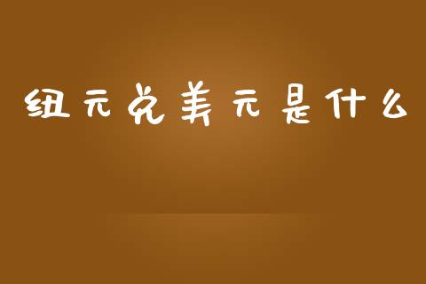 纽元兑美元是什么_https://wap.sdxiaoxijinshu.com_财经_第1张