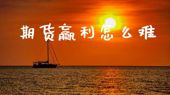 期货赢利怎么难_https://wap.sdxiaoxijinshu.com_期货_第1张