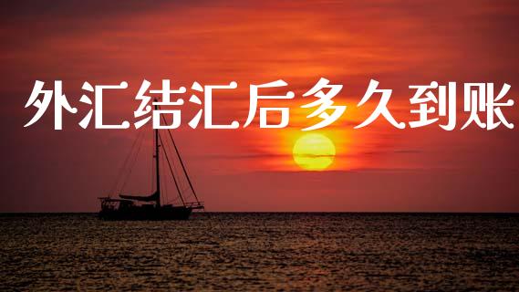 外汇结汇后多久到账_https://wap.sdxiaoxijinshu.com_财经_第1张