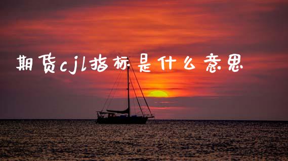 期货cjl指标是什么意思_https://wap.sdxiaoxijinshu.com_期货_第1张