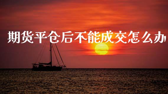 期货平仓后不能成交怎么办_https://wap.sdxiaoxijinshu.com_期货_第1张