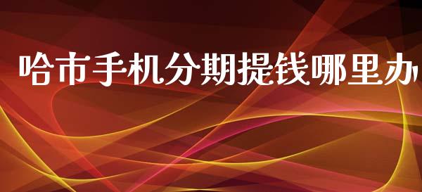 哈市手机分期提钱哪里办_https://wap.sdxiaoxijinshu.com_理财_第1张