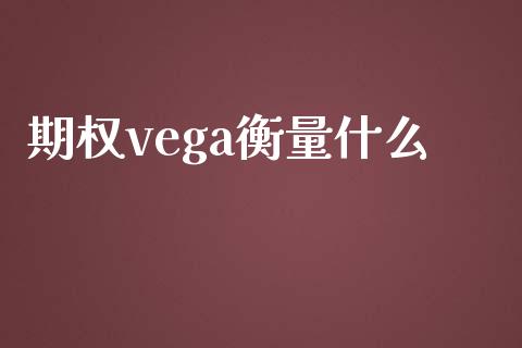期权vega衡量什么_https://wap.sdxiaoxijinshu.com_财经_第1张