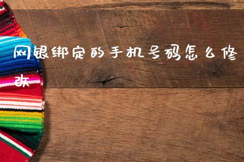 网银绑定的手机号码怎么修改_https://wap.sdxiaoxijinshu.com_金融_第1张