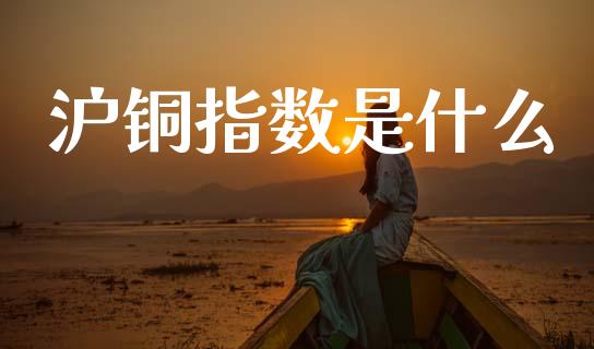 沪铜指数是什么_https://wap.sdxiaoxijinshu.com_期货_第1张