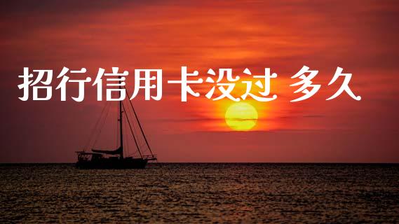 招行信用卡没过 多久_https://wap.sdxiaoxijinshu.com_理财_第1张
