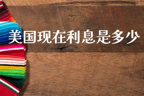 美国现在利息是多少_https://wap.sdxiaoxijinshu.com_理财_第1张