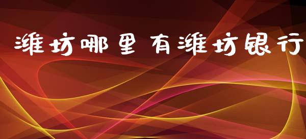 潍坊哪里有潍坊银行_https://wap.sdxiaoxijinshu.com_理财_第1张