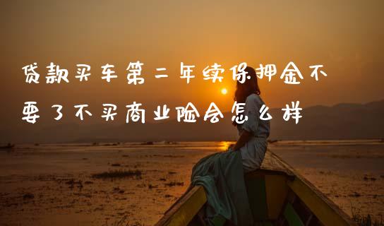贷款买车第二年续保押金不要了不买商业险会怎么样_https://wap.sdxiaoxijinshu.com_理财_第1张