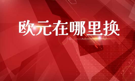 欧元在哪里换_https://wap.sdxiaoxijinshu.com_财经_第1张