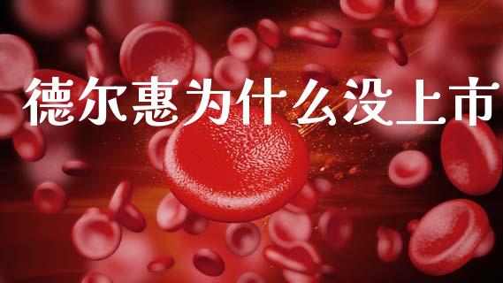 德尔惠为什么没上市_https://wap.sdxiaoxijinshu.com_金融_第1张