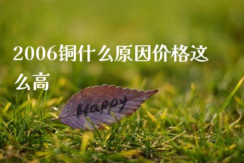 2006铜什么原因价格这么高_https://wap.sdxiaoxijinshu.com_期货_第1张