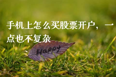 手机上怎么买股票开户，一点也不复杂_https://wap.sdxiaoxijinshu.com_财经_第1张