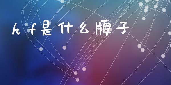 h f是什么牌子_https://wap.sdxiaoxijinshu.com_金融_第1张
