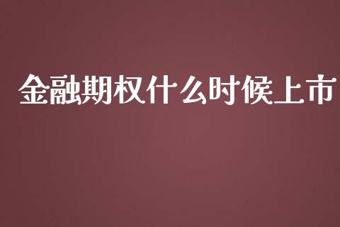 金融期权什么时候上市_https://wap.sdxiaoxijinshu.com_期货_第1张