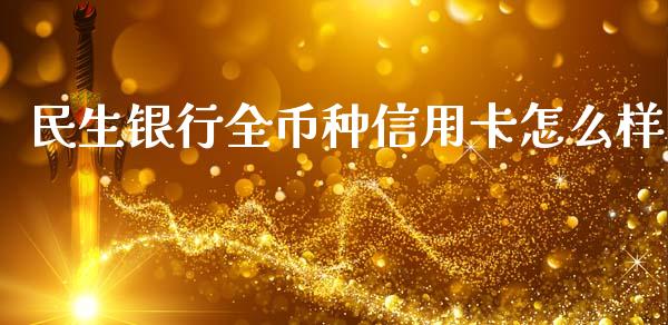 民生银行全币种信用卡怎么样_https://wap.sdxiaoxijinshu.com_金融_第1张