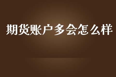 期货账户多会怎么样_https://wap.sdxiaoxijinshu.com_期货_第1张