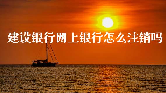 建设银行网上银行怎么注销吗_https://wap.sdxiaoxijinshu.com_理财_第1张