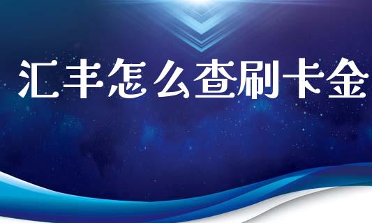 汇丰怎么查刷卡金_https://wap.sdxiaoxijinshu.com_金融_第1张