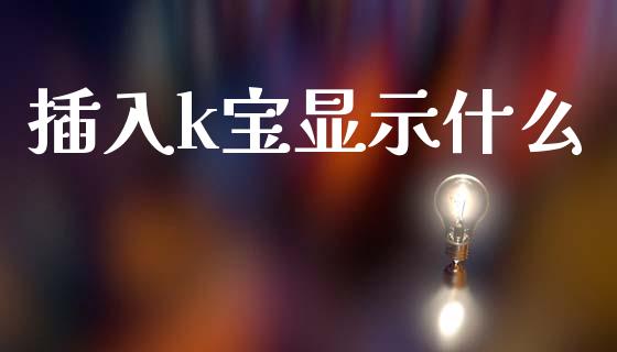 插入k宝显示什么_https://wap.sdxiaoxijinshu.com_金融_第1张
