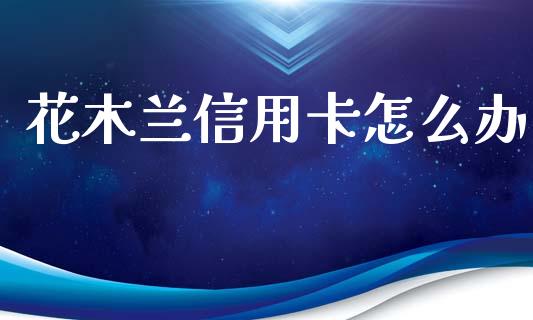 花木兰信用卡怎么办_https://wap.sdxiaoxijinshu.com_期货_第1张