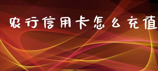 农行信用卡怎么充值_https://wap.sdxiaoxijinshu.com_理财_第1张