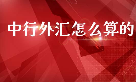 中行外汇怎么算的_https://wap.sdxiaoxijinshu.com_财经_第1张