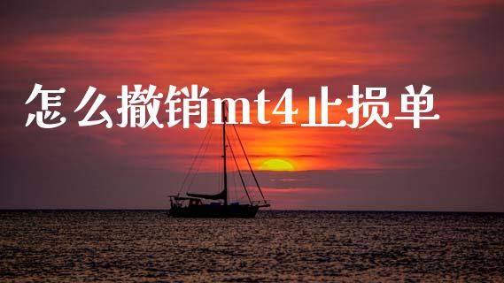 怎么撤销mt4止损单_https://wap.sdxiaoxijinshu.com_财经_第1张