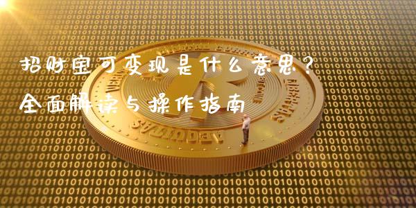 招财宝可变现是什么意思？全面解读与操作指南_https://wap.sdxiaoxijinshu.com_期货_第1张