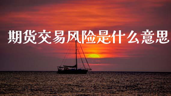 期货交易风险是什么意思_https://wap.sdxiaoxijinshu.com_期货_第1张