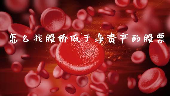 怎么找股价低于净资产的股票_https://wap.sdxiaoxijinshu.com_财经_第1张