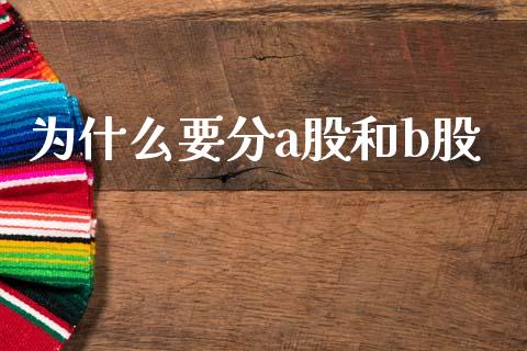 为什么要分a股和b股_https://wap.sdxiaoxijinshu.com_理财_第1张