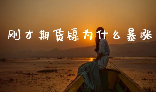刚才期货镍为什么暴涨_https://wap.sdxiaoxijinshu.com_期货_第1张