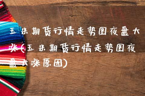 玉米期货行情走势图夜盘大涨(玉米期货行情走势图夜盘大涨原因)_https://wap.sdxiaoxijinshu.com_期货_第1张