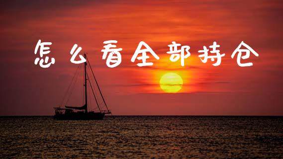 怎么看全部持仓_https://wap.sdxiaoxijinshu.com_期货_第1张