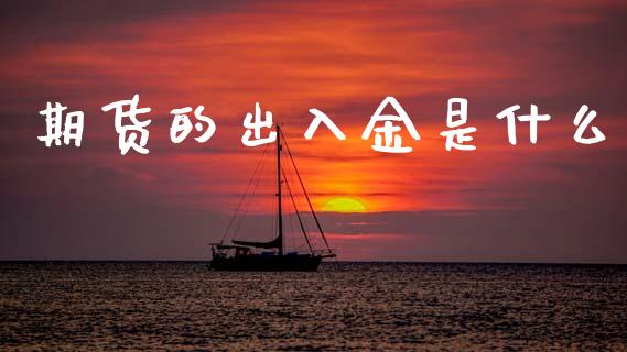 期货的出入金是什么_https://wap.sdxiaoxijinshu.com_期货_第1张