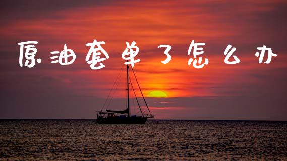 原油套单了怎么办_https://wap.sdxiaoxijinshu.com_理财_第1张