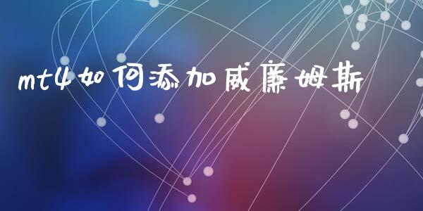 mt4如何添加威廉姆斯_https://wap.sdxiaoxijinshu.com_财经_第1张