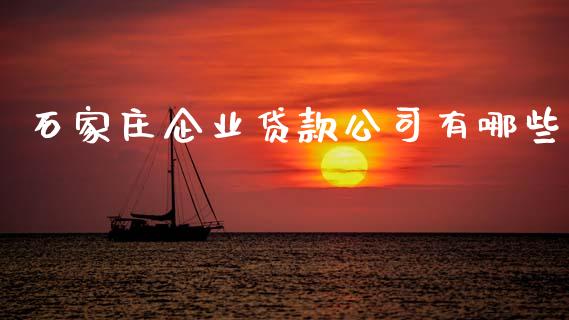 石家庄企业贷款公司有哪些_https://wap.sdxiaoxijinshu.com_理财_第1张