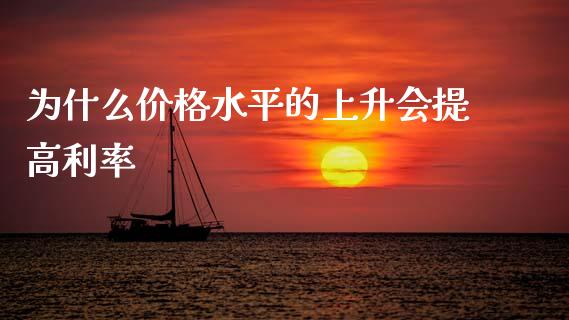 为什么价格水平的上升会提高利率_https://wap.sdxiaoxijinshu.com_财经_第1张