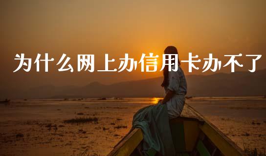 为什么网上办信用卡办不了_https://wap.sdxiaoxijinshu.com_金融_第1张