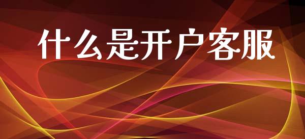 什么是开户客服_https://wap.sdxiaoxijinshu.com_期货_第1张
