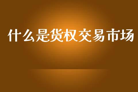 什么是货权交易市场_https://wap.sdxiaoxijinshu.com_期货_第1张