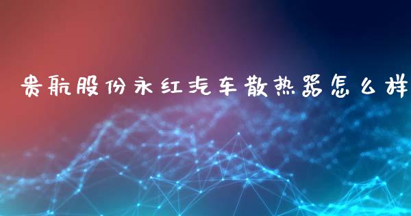 贵航股份永红汽车散热器怎么样_https://wap.sdxiaoxijinshu.com_理财_第1张
