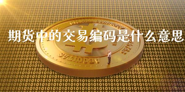 期货中的交易编码是什么意思_https://wap.sdxiaoxijinshu.com_期货_第1张