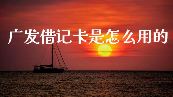 广发借记卡是怎么用的_https://wap.sdxiaoxijinshu.com_金融_第1张