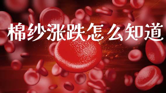棉纱涨跌怎么知道_https://wap.sdxiaoxijinshu.com_期货_第1张