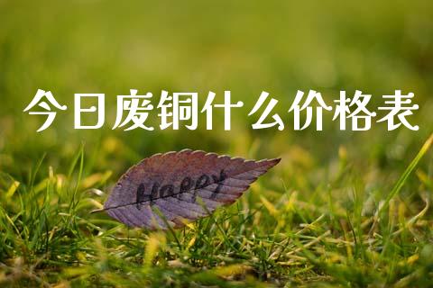 今日废铜什么价格表_https://wap.sdxiaoxijinshu.com_期货_第1张